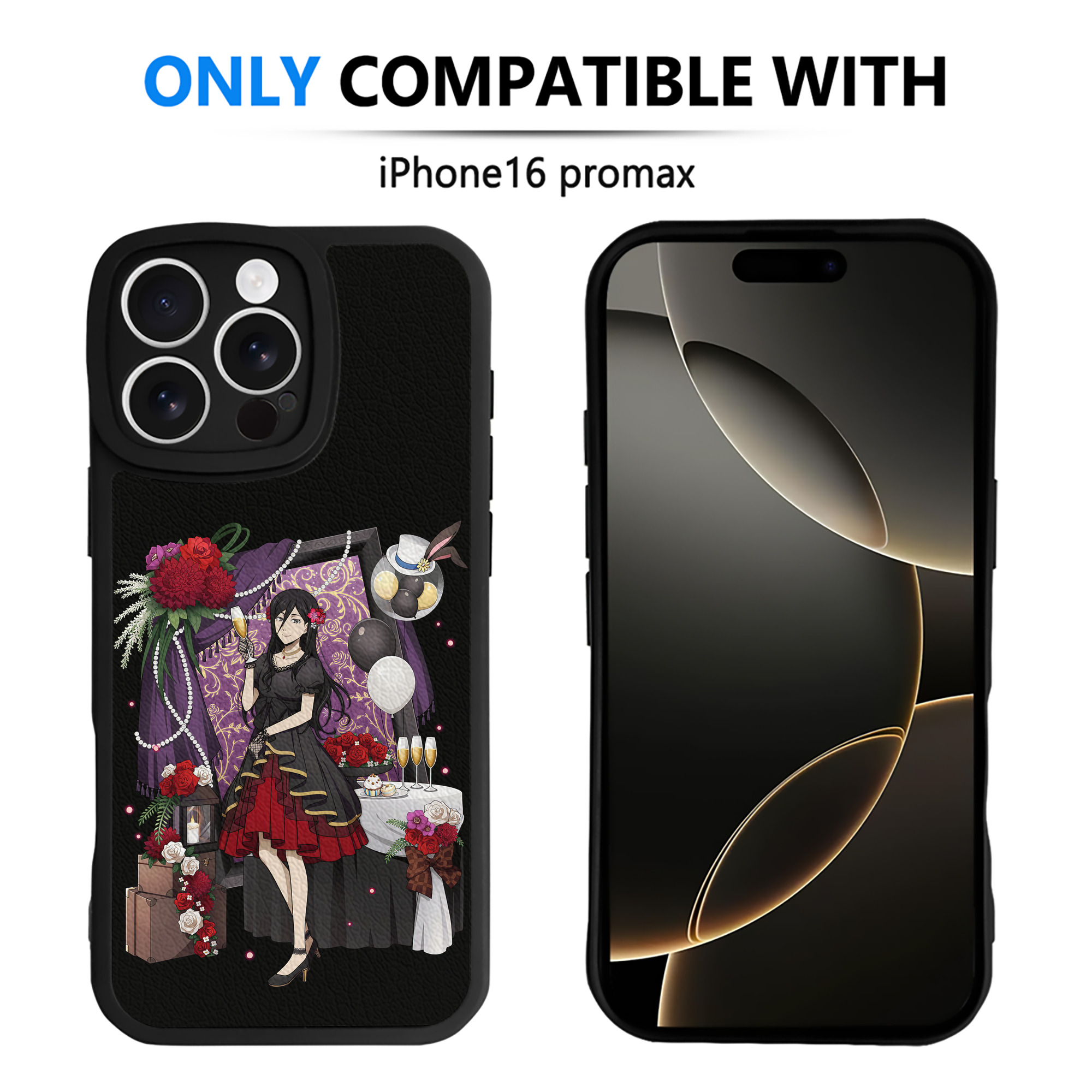 （画像用） 文豪ストレイドッグス Bungo Stray Dogs 【iPhone 16シリーズ対応】シリコンスマホケース（レザー調） 材質：シリコン